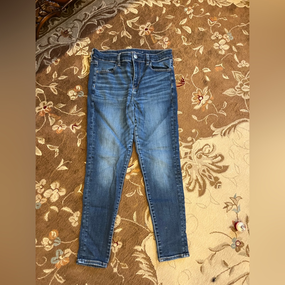 American Eagle Outfitters Women's Blue Skinny Jeans